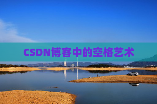 CSDN博客中的空格艺术